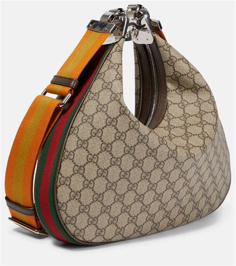 sacoche gucci blanc|gucci attache large shoulder bag.